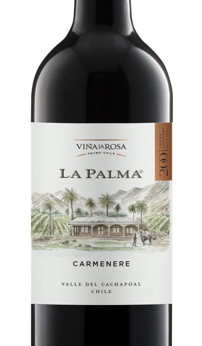 VINO VIÑA LA ROSA LA PALMA CARMENERE 750ML 13.5°