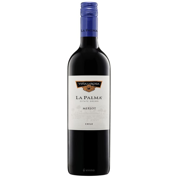 VINO VIÑA LA ROSA LA PALMA MERLOT 750ML 13.5°