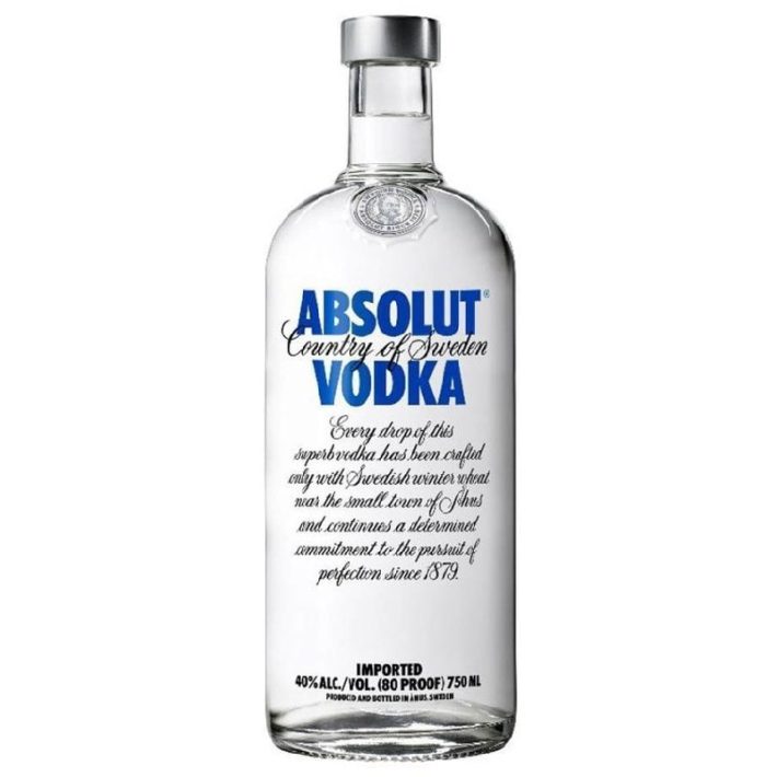 VODKA ABSOLUT BLUE 750 CC. 40°