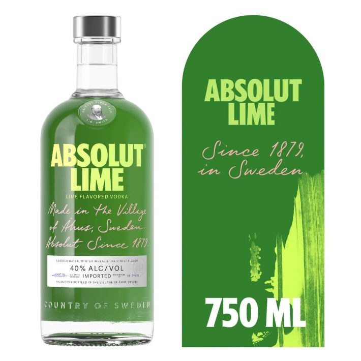VODKA ABSOLUT LIME 750CC 40°