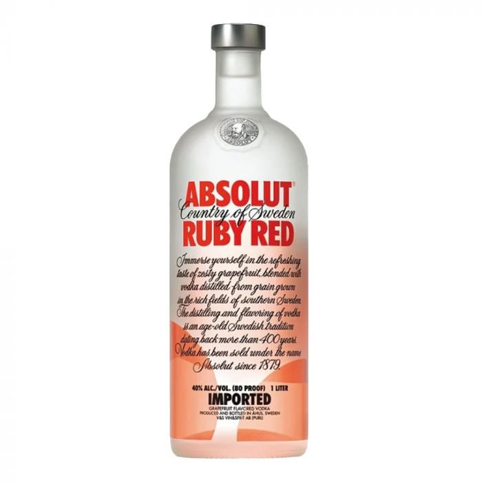 VODKA ABSOLUT RUBY RED 750CC. 40°