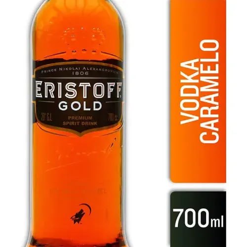 VODKA ERISTOFF GOLD 700 CC 20°