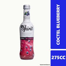 VODKA SPIRIT BLUEBERRY 275CC 5.5°