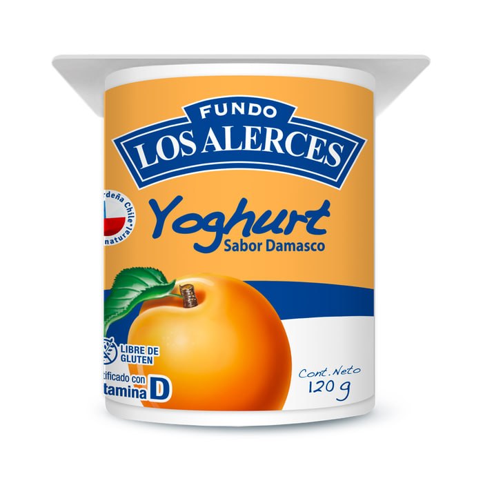 Yoghurt Damasco Los Alerces