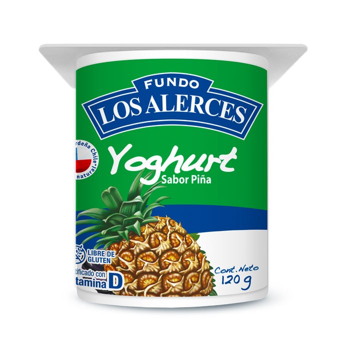 Yoghurt Piña Los Alerces